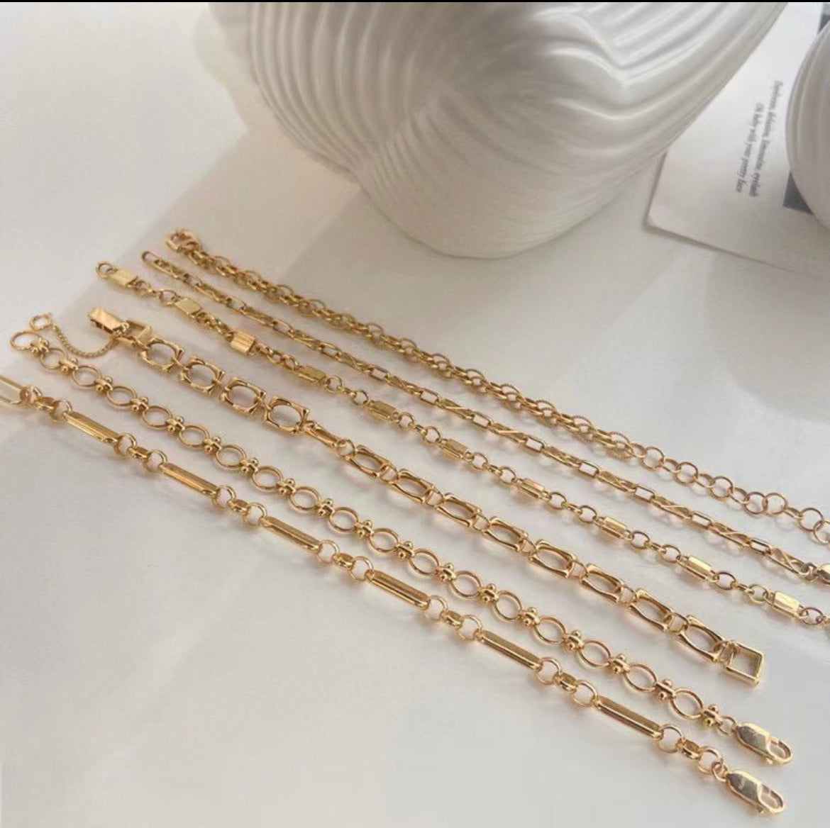 Ophanty Solid Gold Chain collection