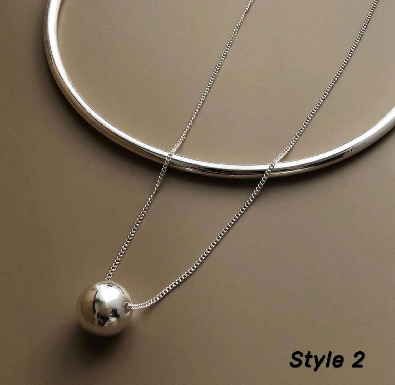 chain with balls for man