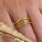 spiral ring Gold