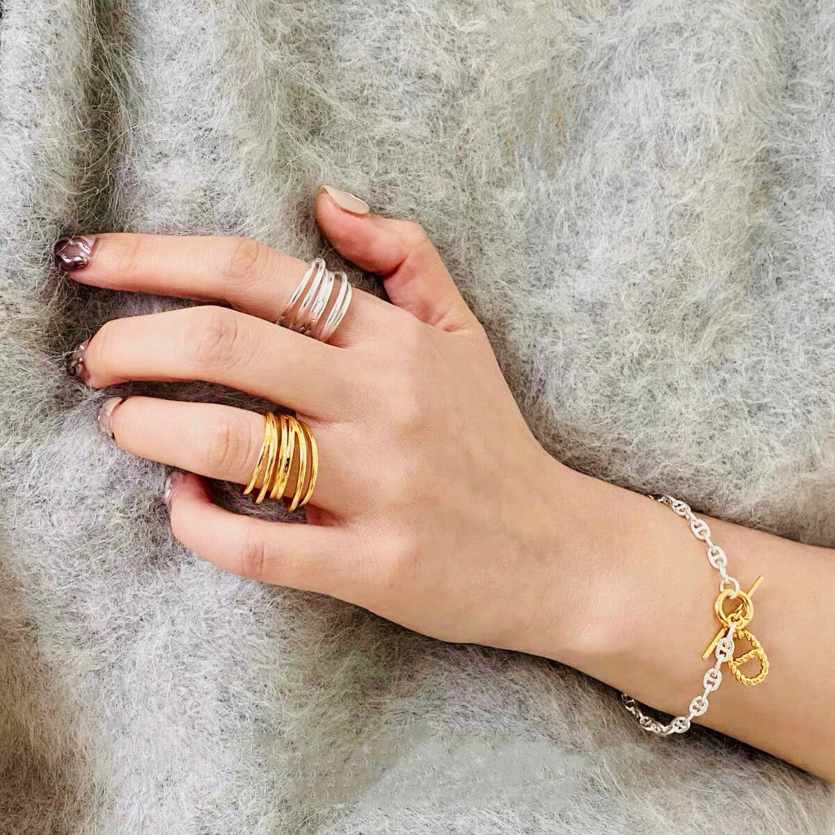 rings stylish